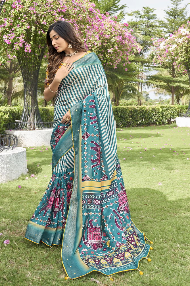 Manohari Hit Colour 40 Dola Silk Printed Sarees Catalog
